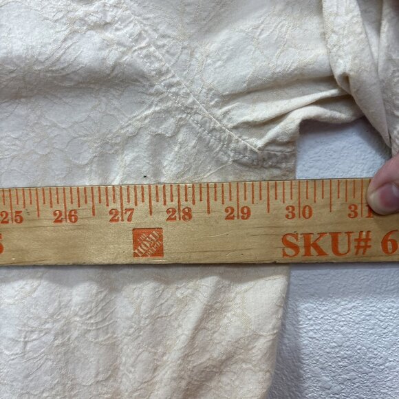 Disney Parks Mickey Mouse In Paradise Shirt Mens XXXL Embroidered Button Up Tan - Picture 5 of 7